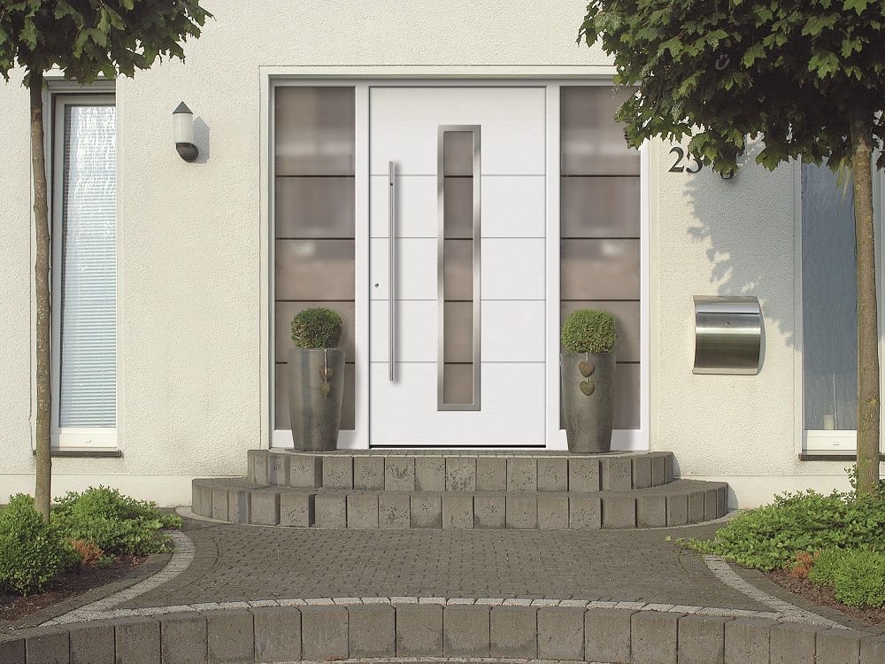 Wulf & Berger Büttelborn - Haustüren von Klauke - weiße Eingangstür