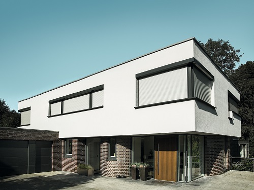 Wulf und Berger Büttelborn - Rollläden von roma - Vorbaurollladen an modernem Haus