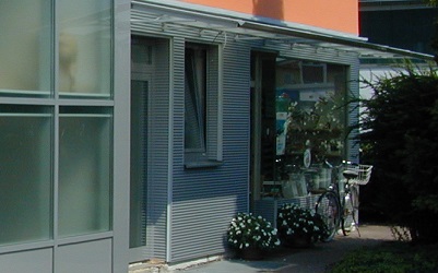Wulf & Berger Büttelborn - Vordach für Eingang Geschäft oder Büroraum