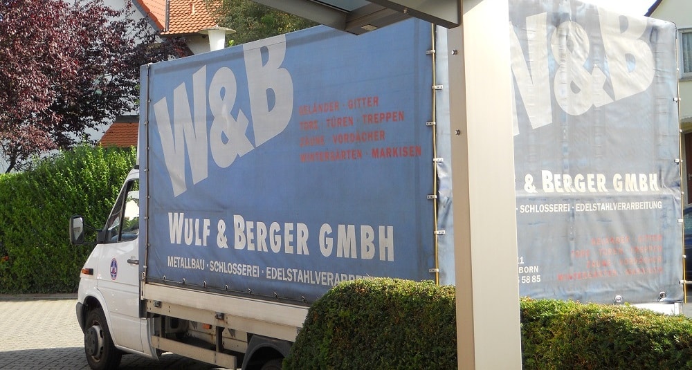 Wulf und Berger Büttelborn - LKW bereits zur Abfahrt zum Kunden