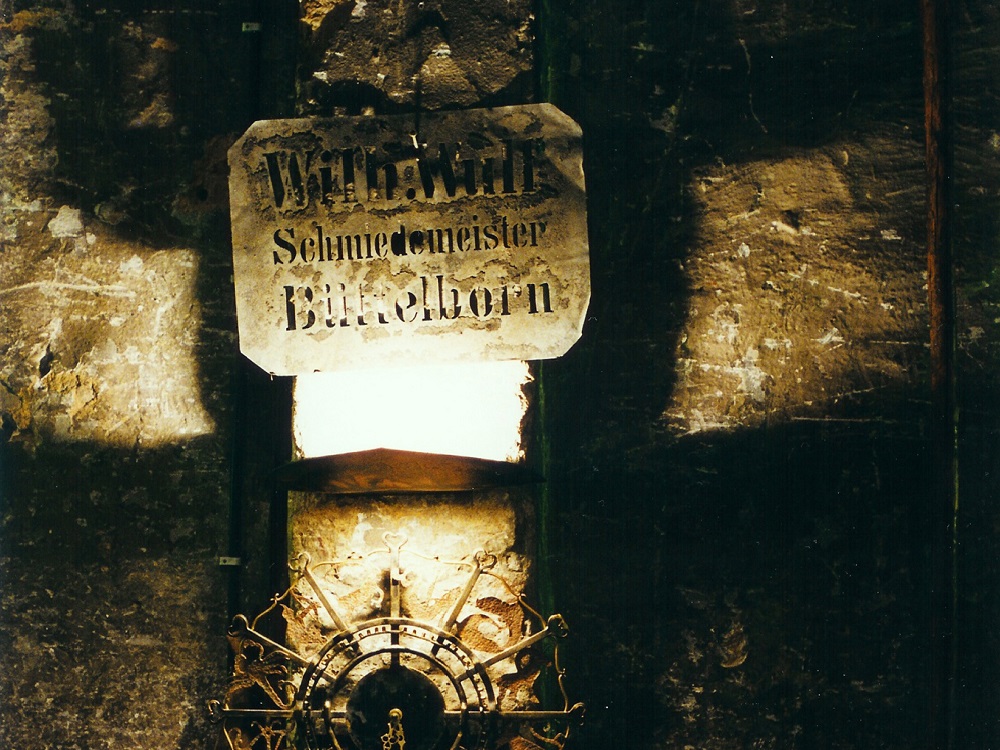 Wulf & Berger Büttelborn - Schmiedemeister Schild