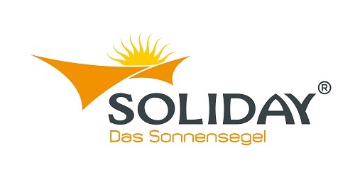 Soliday bei Wulf & Berger - Sonnenschutz, Sonnensegel, Outdoormöbel, Bean Bags, Outdorrvorhänge & mehr - Logo Soliday